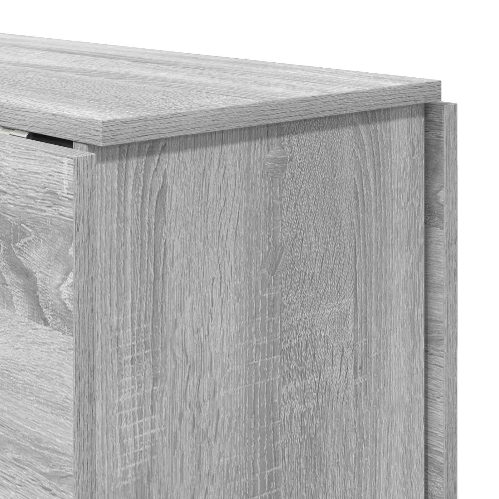 Esstisch 138 x 70 x 73,5 cm Holzwerkstoff Grau Sonoma
