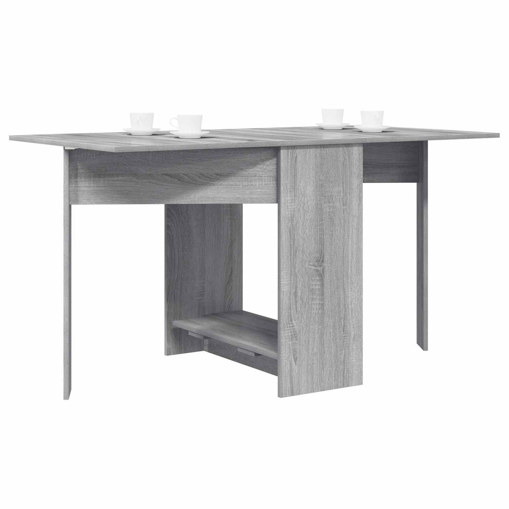 Esstisch 138 x 70 x 73,5 cm Holzwerkstoff Grau Sonoma