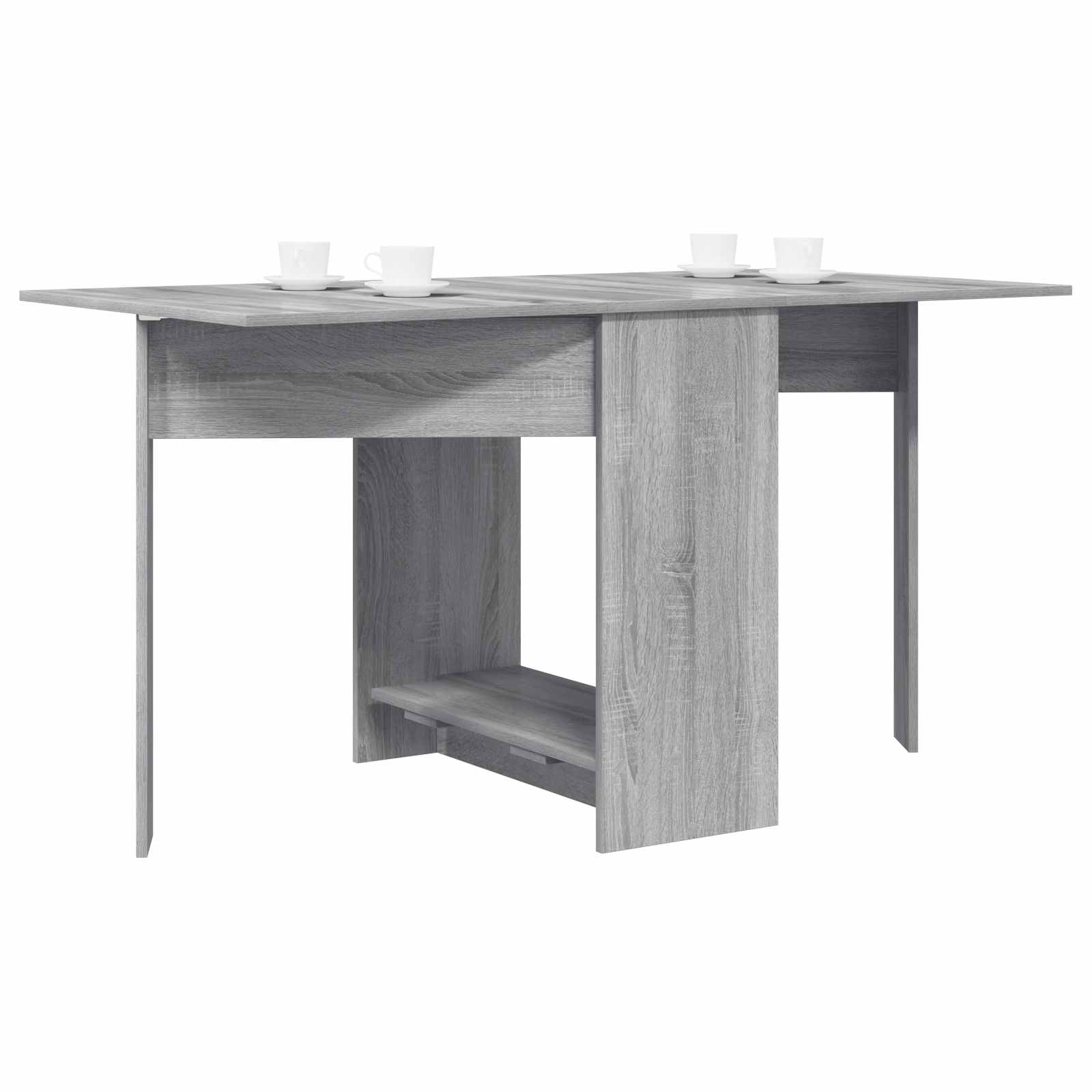 Esstisch 138 x 70 x 73,5 cm Holzwerkstoff Grau Sonoma