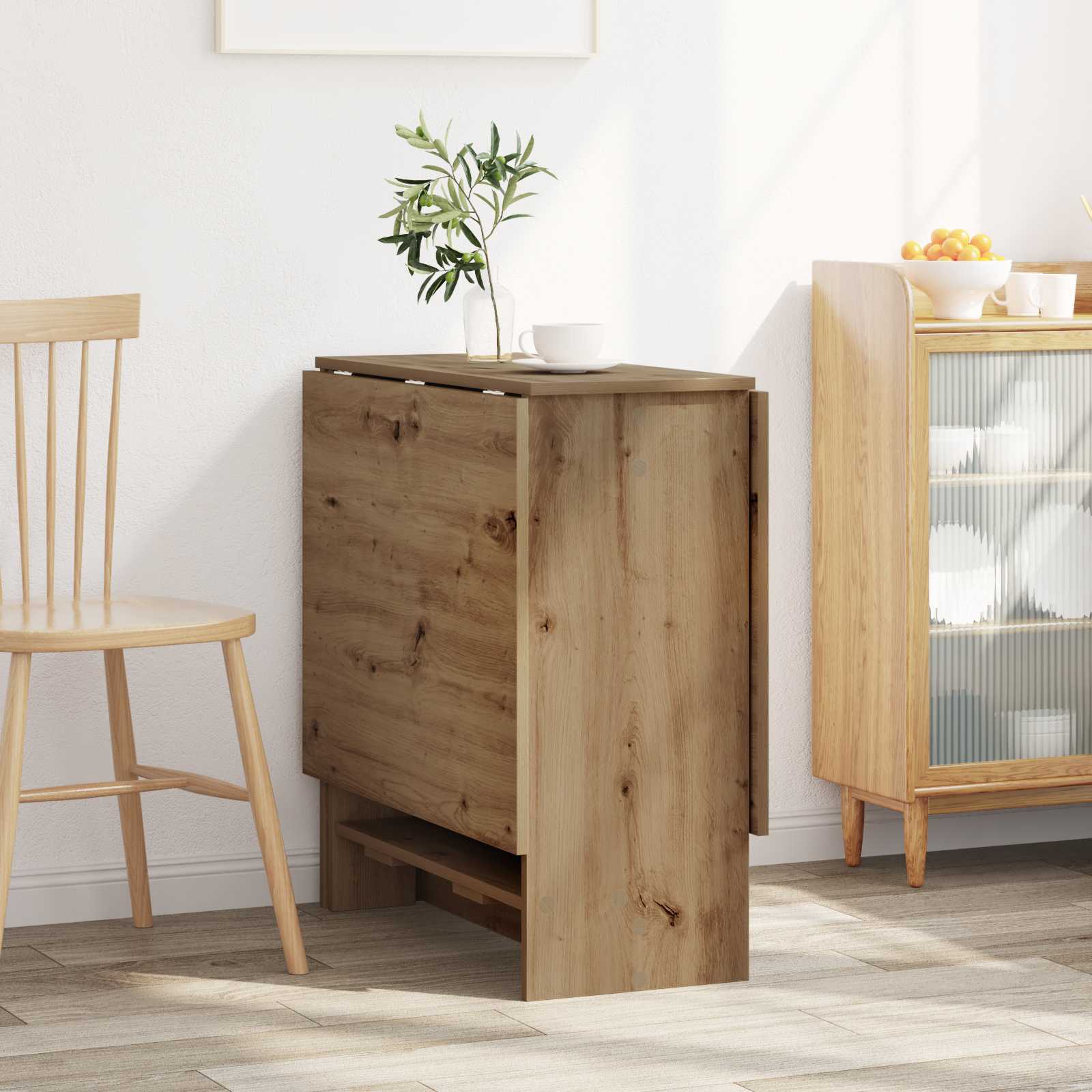 Esstisch 138 x 70 x 73,5 cm Holzwerkstoff Artisan-Eiche