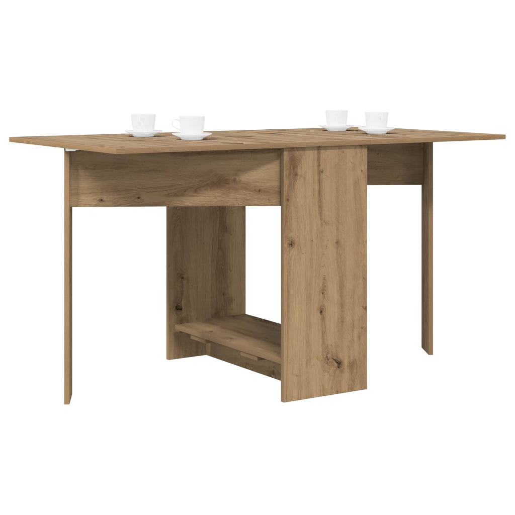 Esstisch 138 x 70 x 73,5 cm Holzwerkstoff Artisan-Eiche