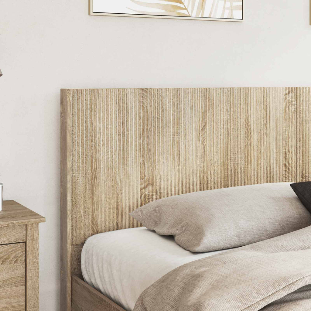 Kopfteil Sonoma-Eiche Holzwerkstoff