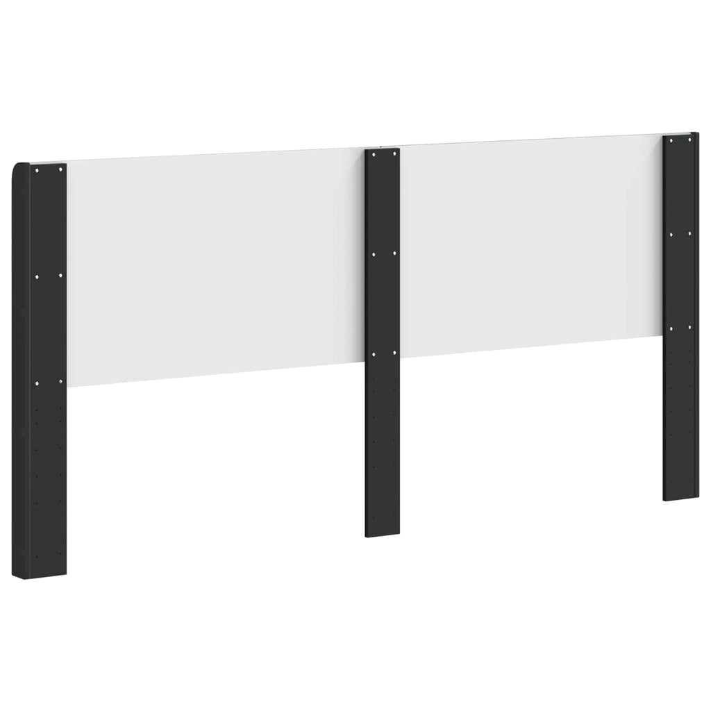 Kopfteil Schwarz Holzwerkstoff