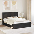 Kopfteil Schwarz Holzwerkstoff