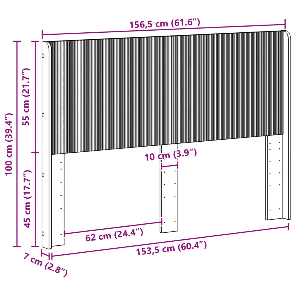 Kopfteil Altholz Holzwerkstoff