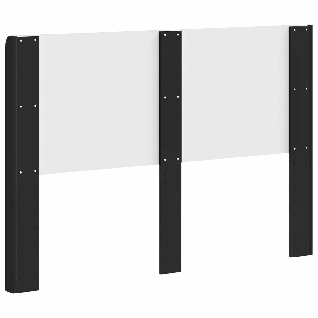 Kopfteil Schwarz Holzwerkstoff