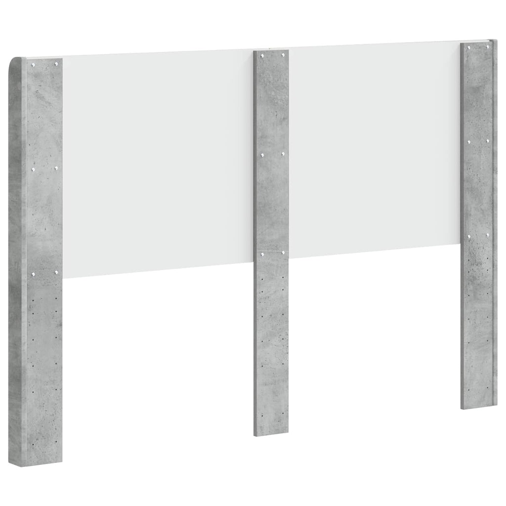 Kopfteil Betongrau Holzwerkstoff