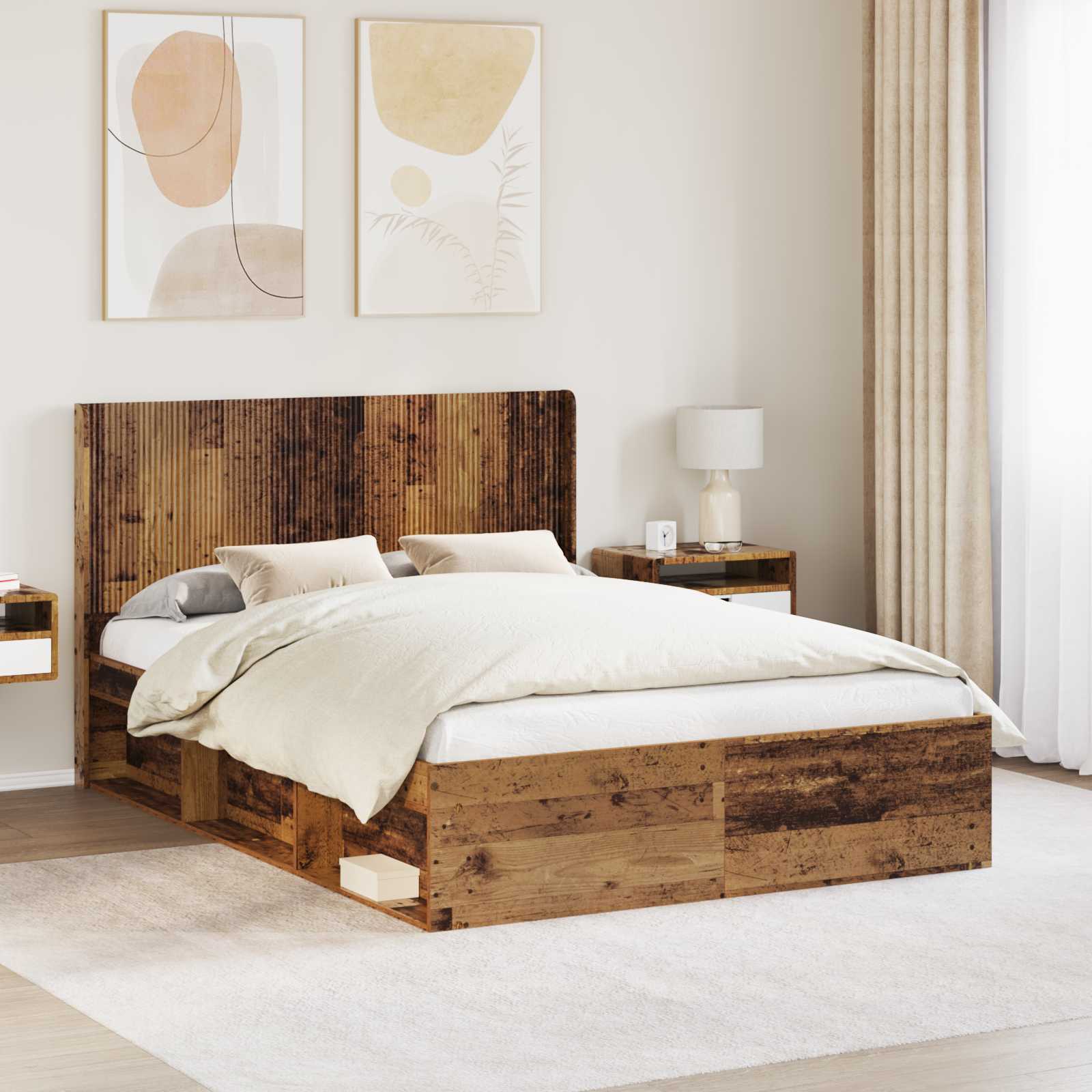 Kopfteil Altholz Holzwerkstoff