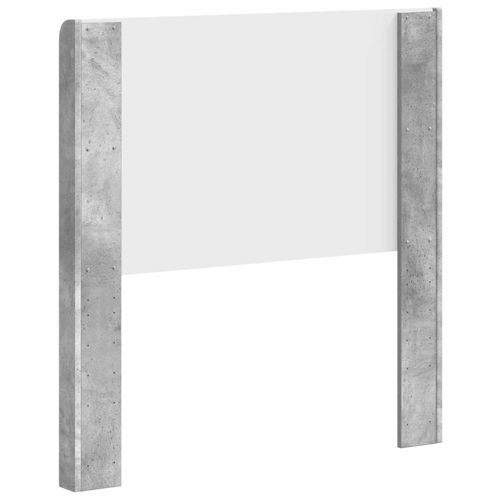Kopfteil Betongrau Holzwerkstoff