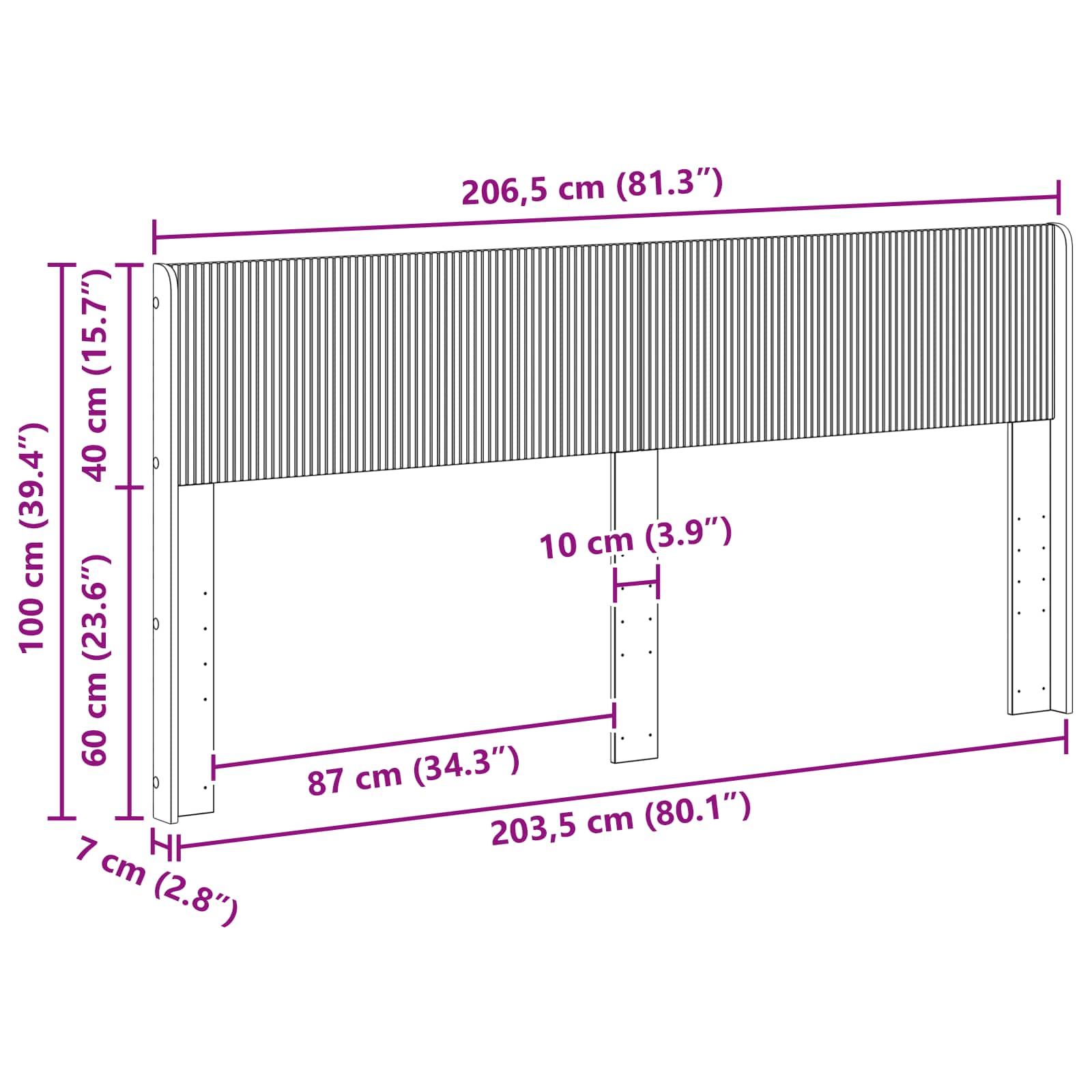 Kopfteil Altholz PB