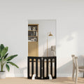 Faltbarer Haustierzaun 2 pcs Schwarze Eiche 100,5 x 38 x 70 cm