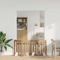 Faltbarer Haustierzaun 4 pcs Artisan-Eiche 201 x 38 x 70 cm
