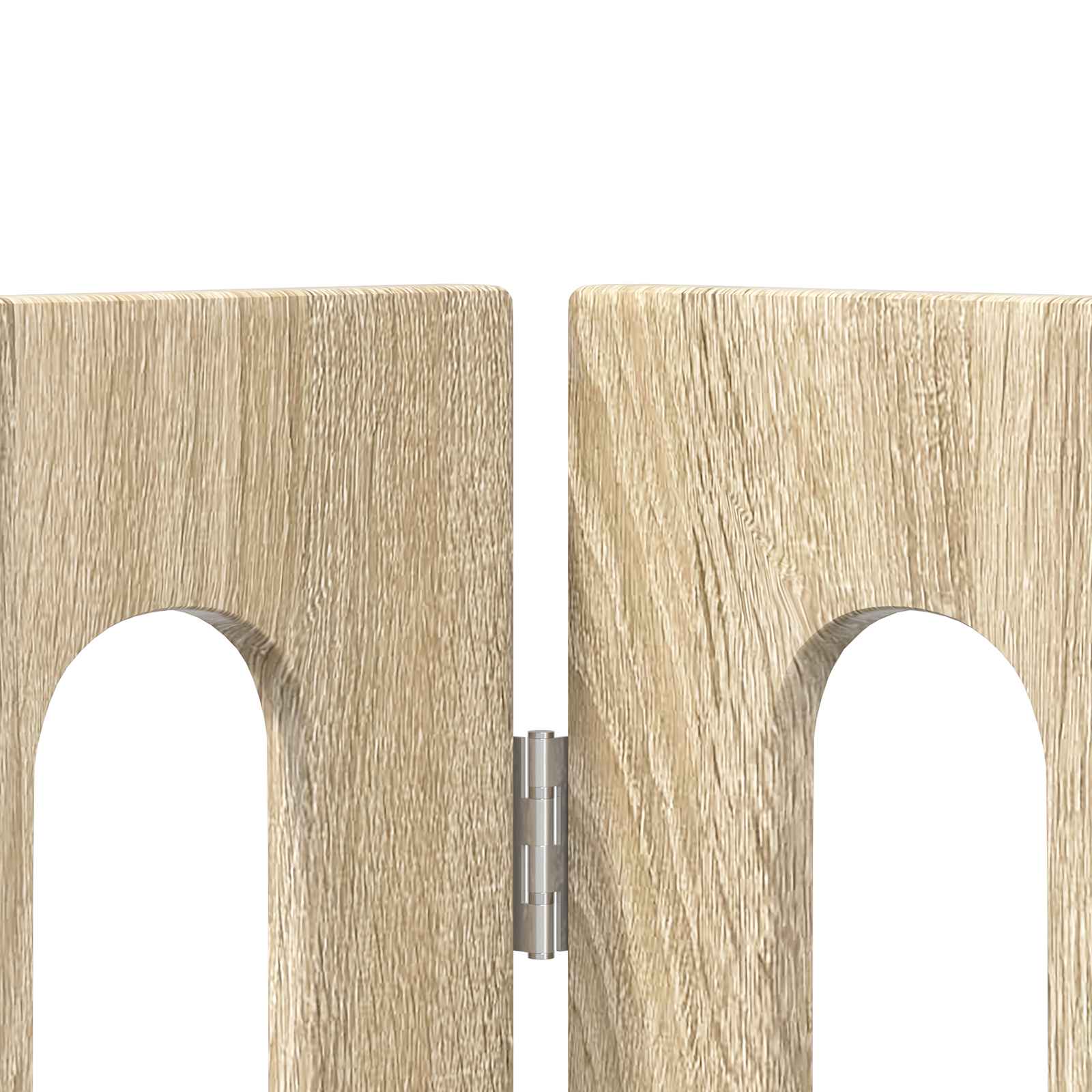 Faltbarer Haustierzaun 2 pcs Sonoma-Eiche 100,5 x 38 x 90 cm