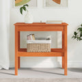 Konsolentisch Wachsbraun 80 x 40 x 75 cm Massives Kiefernholz