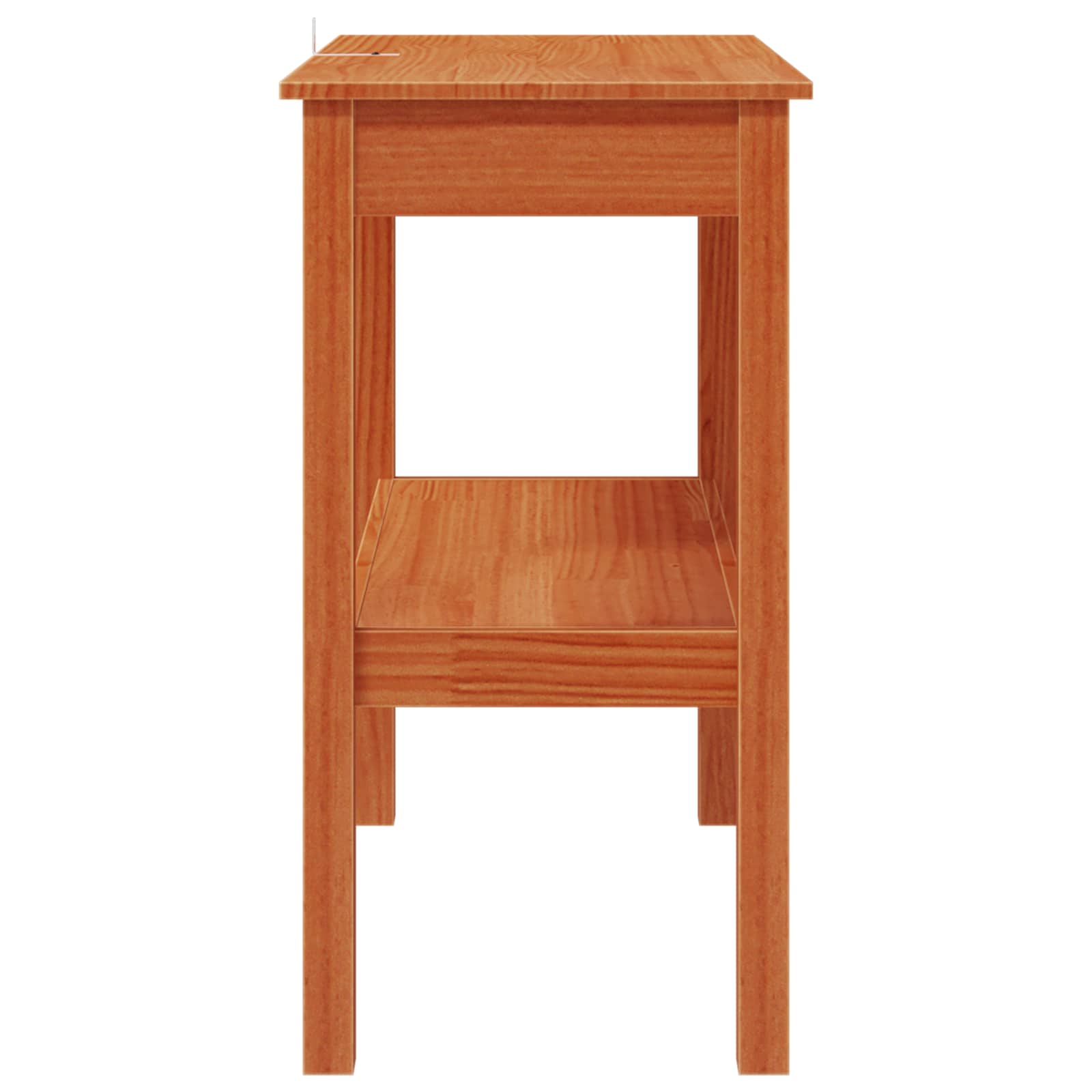 Konsolentisch Wachsbraun 80 x 40 x 75 cm Massives Kiefernholz