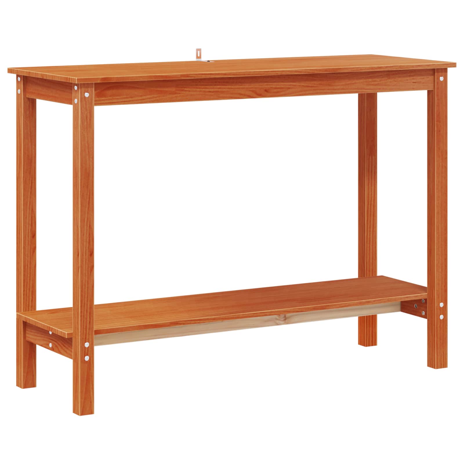 Konsolentisch Wachsbraun 110 x 40 x 80 cm Massives Kiefernholz