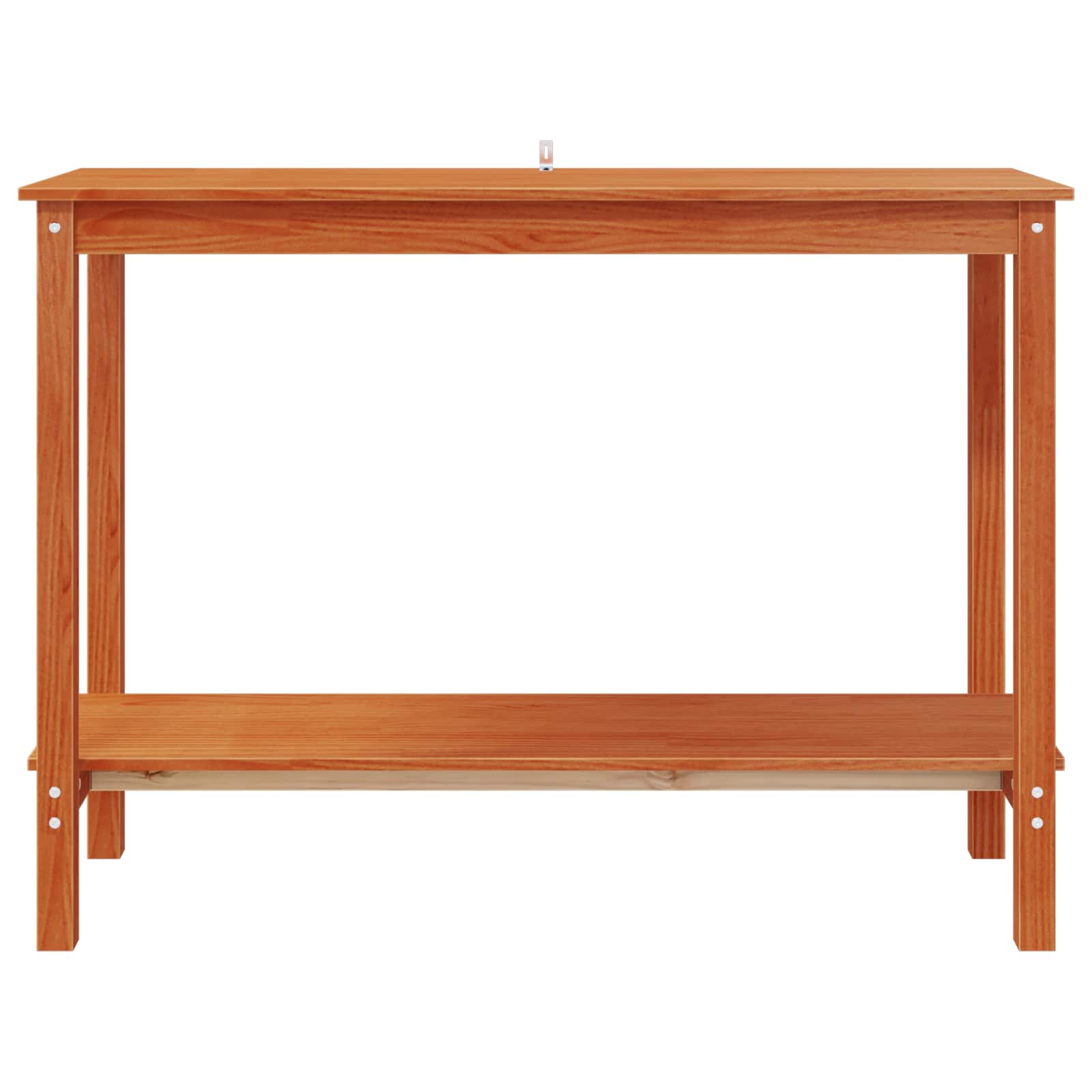 Konsolentisch Wachsbraun 110 x 40 x 80 cm Massives Kiefernholz