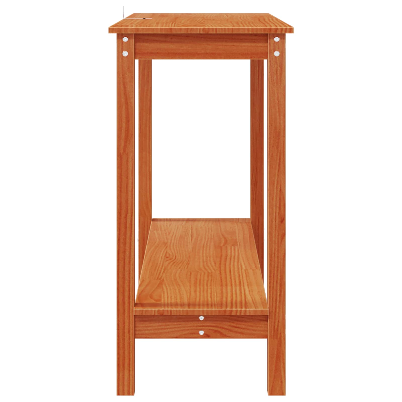 Konsolentisch Wachsbraun 110 x 40 x 80 cm Massives Kiefernholz