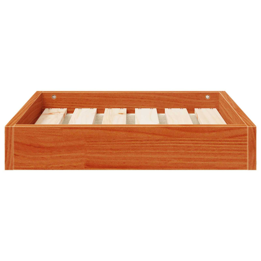 Hundebett Wachsbraun 51,5 x 44 x 9 cm Massivholz Kiefer