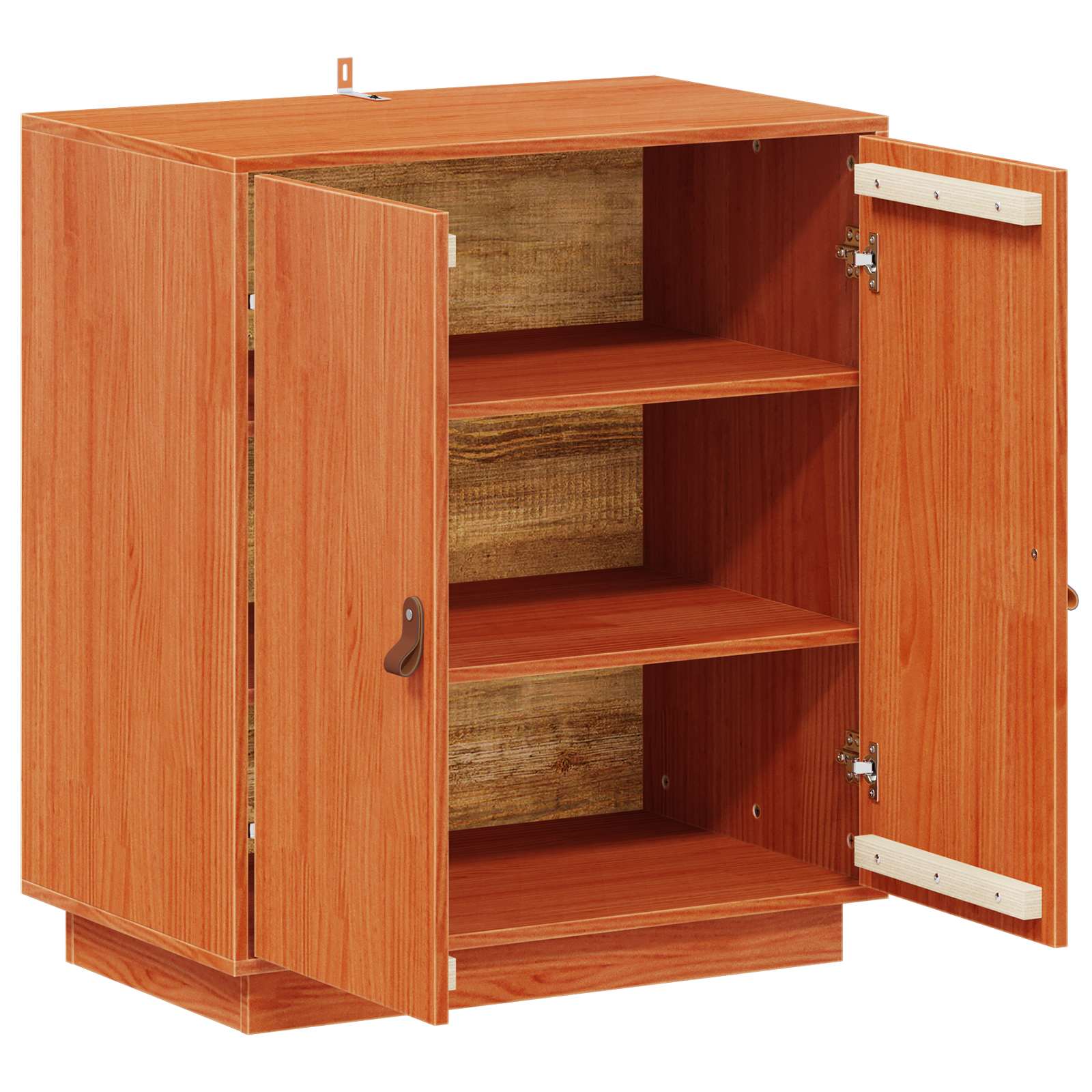 Sideboard Wachsbraun 65,5 x 40 x 75 cm Massives Kiefernholz