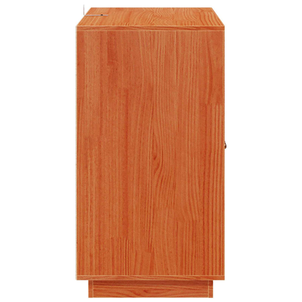 Sideboard Wachsbraun 65,5 x 40 x 75 cm Massives Kiefernholz