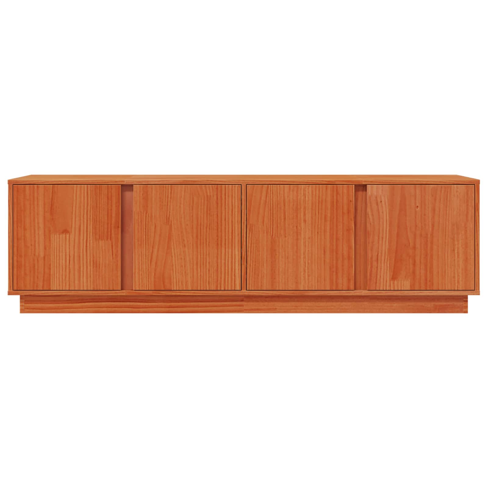 TV-Schränk Wachsbraun 140 x 40 x 40 cm Massives Kiefernholz
