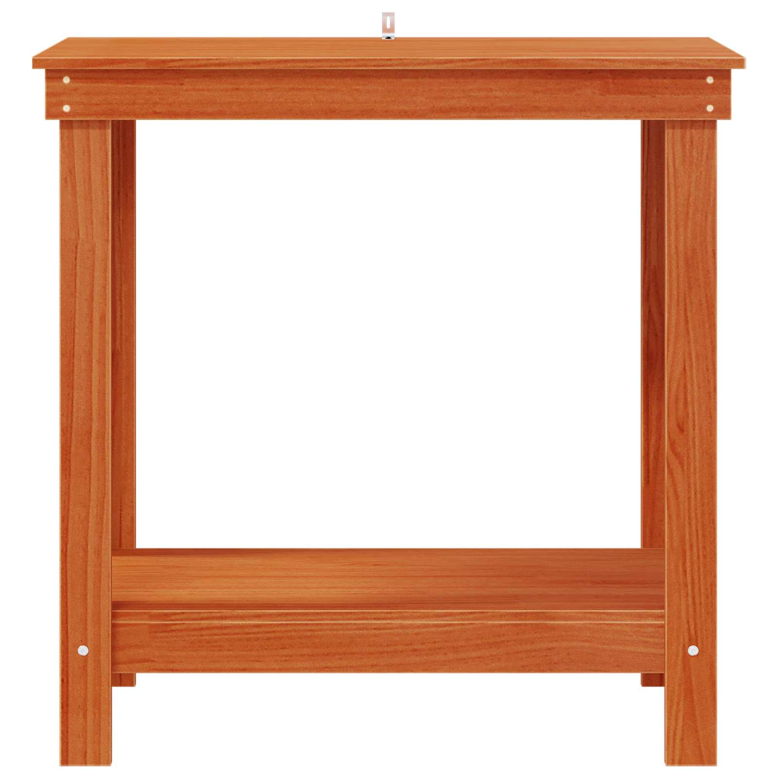 Werkbank Wachsbraun 80 x 50 x 80 cm Massives Kiefernholz
