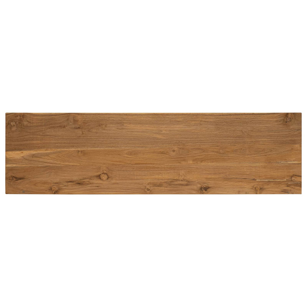 TV-Schrank 110 x 30 x 40 cm Natur Massivholz Teak