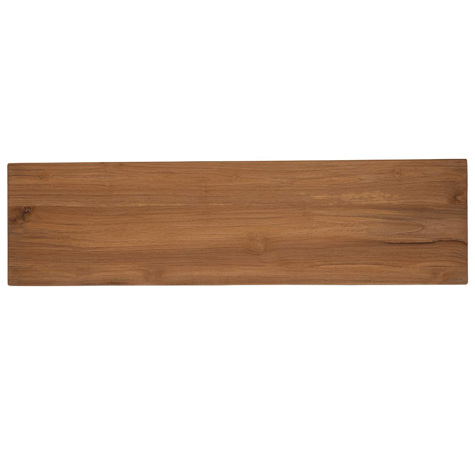 TV-Schrank 110 x 30 x 40 cm Natur Massivholz Teak