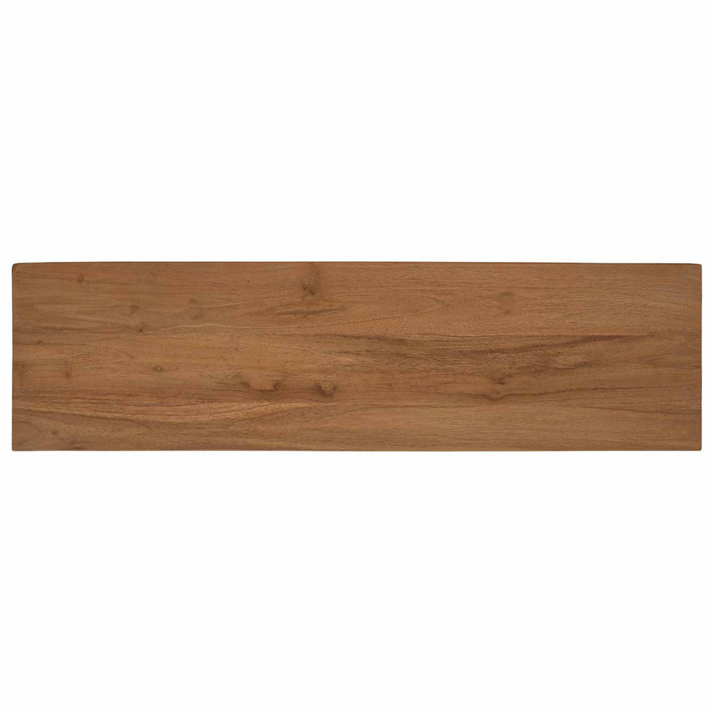TV-Schränk 110 x 30 x 35 cm Natur Massivholz Teak