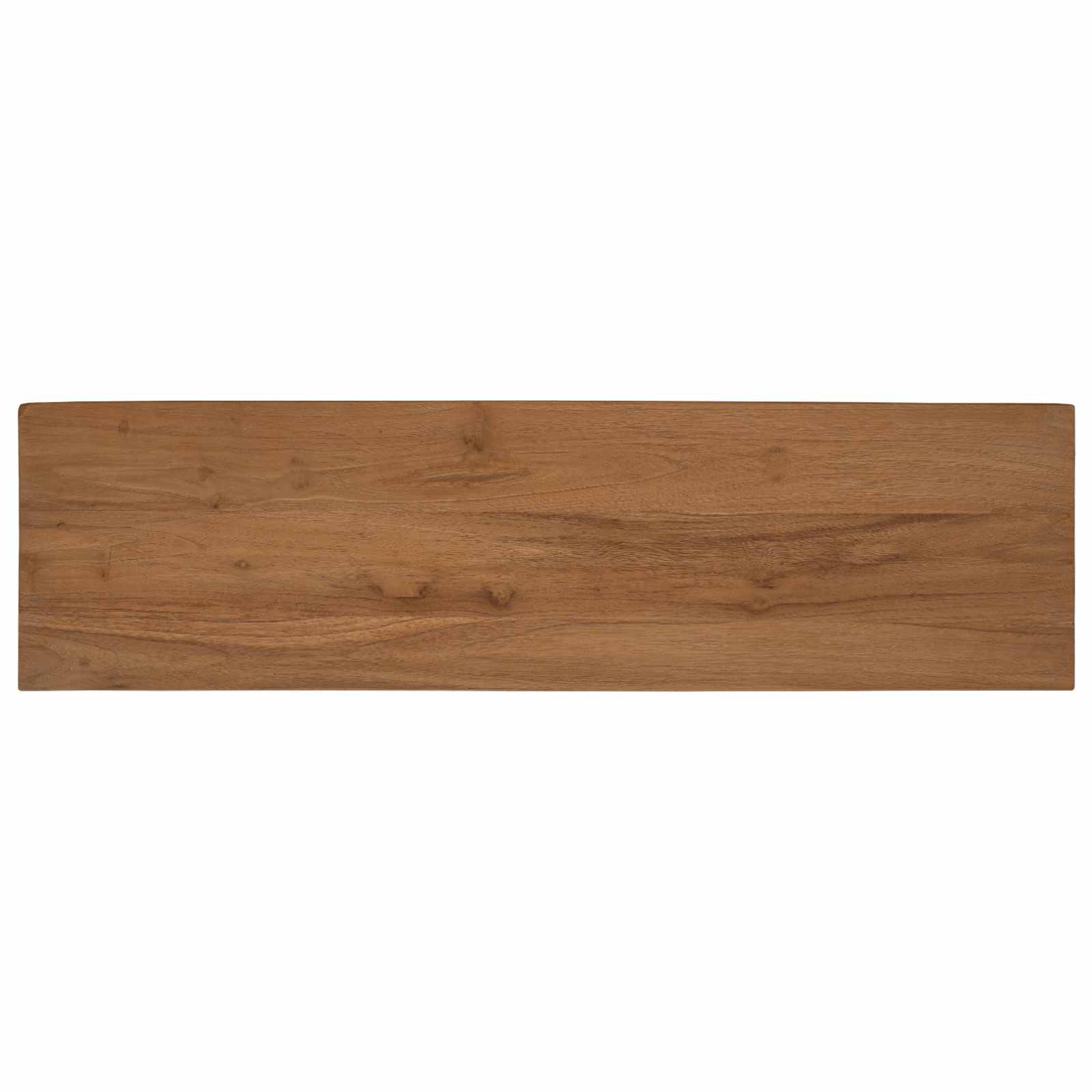 TV-Schränk 110 x 30 x 35 cm Natur Massivholz Teak