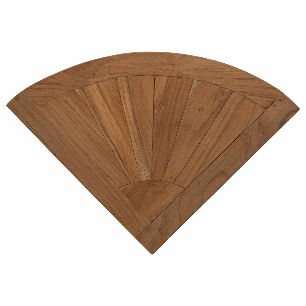 Bad Beistelltisch Natur 45 x 45 x 46 cm Massivholz Teak