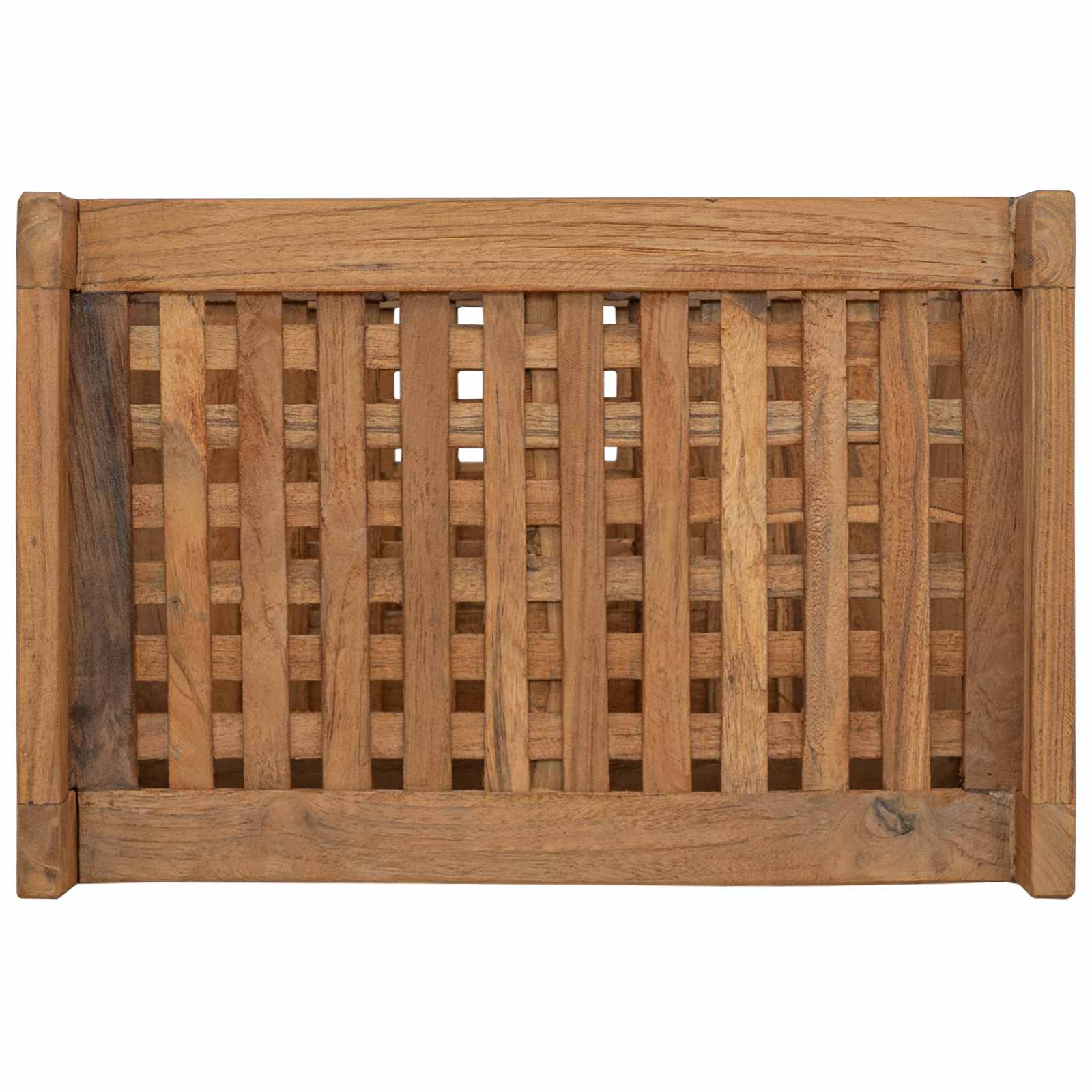 Badregal Natur 45 x 30 x 71 cm Massivholz Teak