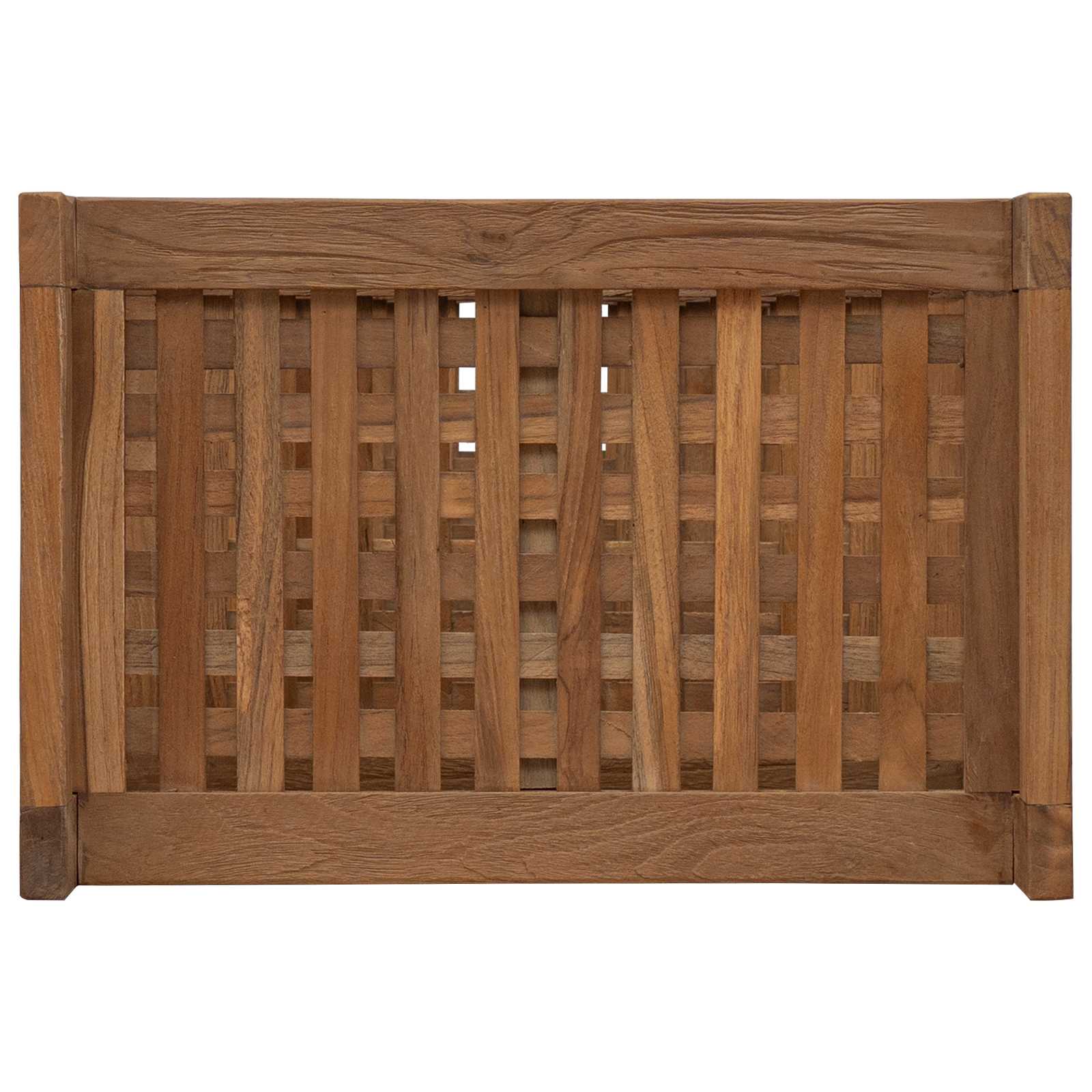 Badregal Natur 45 x 30 x 97 cm Massivholz Teak