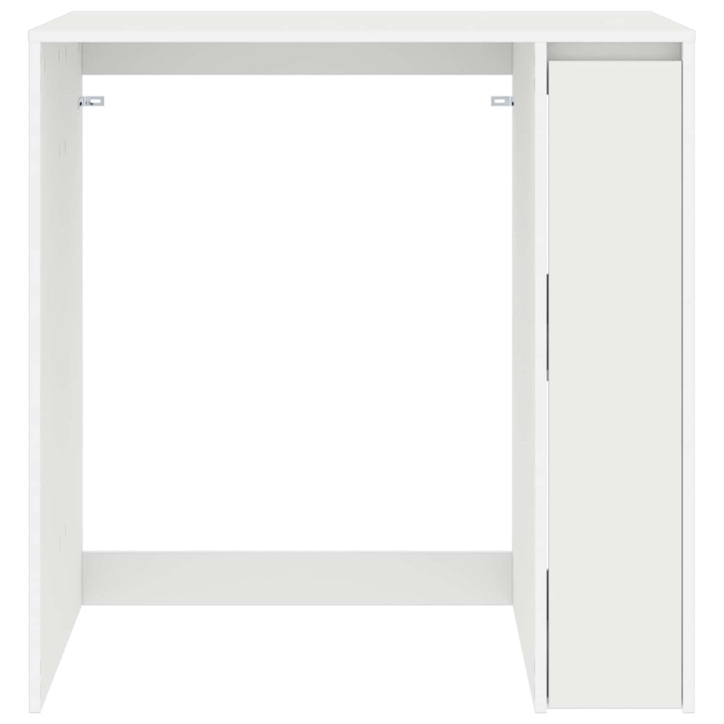 Waschmaschinen-Schrank Weiß 87 x 60 x 89 cm Holzwerkstoff