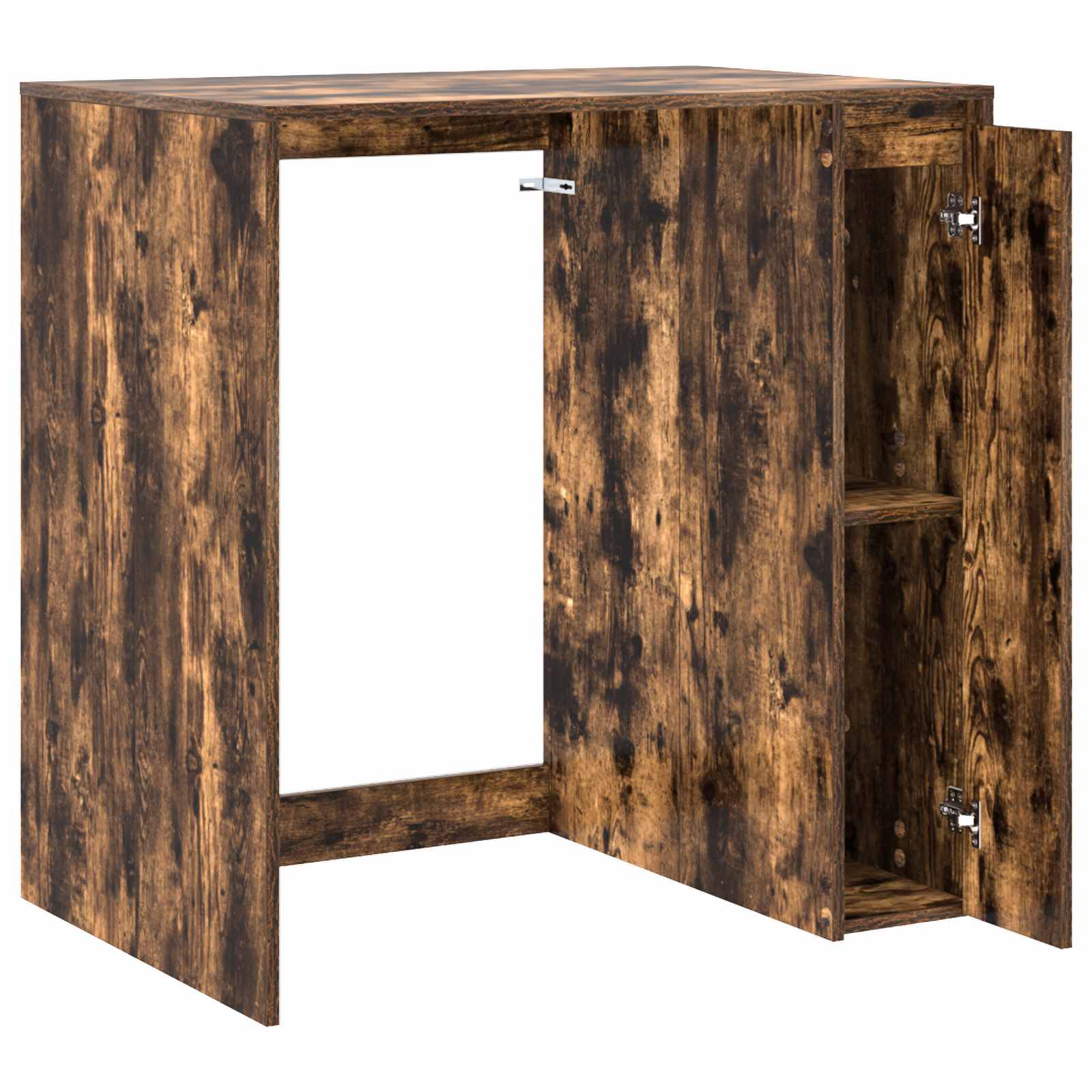 Waschmaschinen-Schrank Geräucherte Eiche 87 x 60 x 89 cm