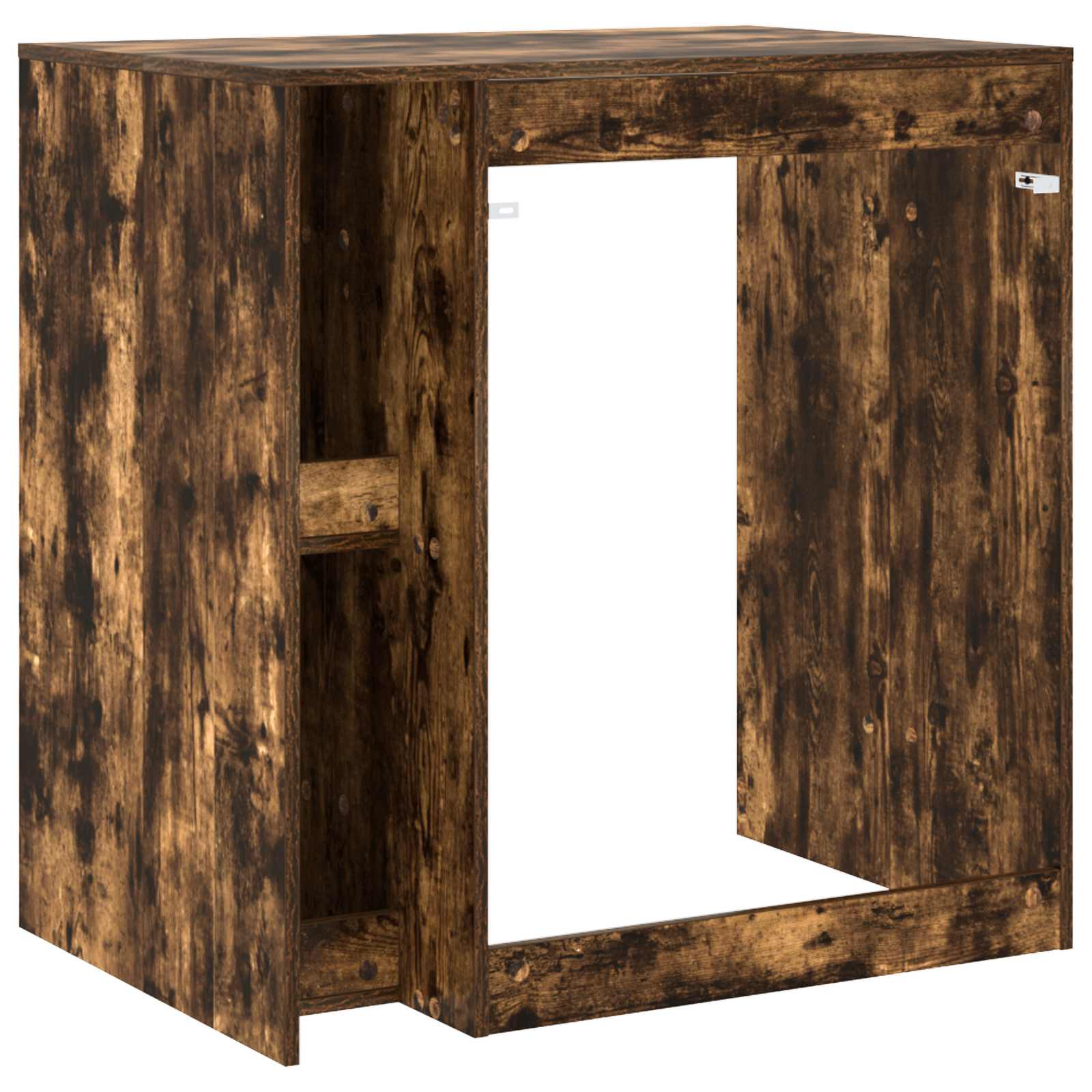 Waschmaschinen-Schrank Geräucherte Eiche 87 x 60 x 89 cm