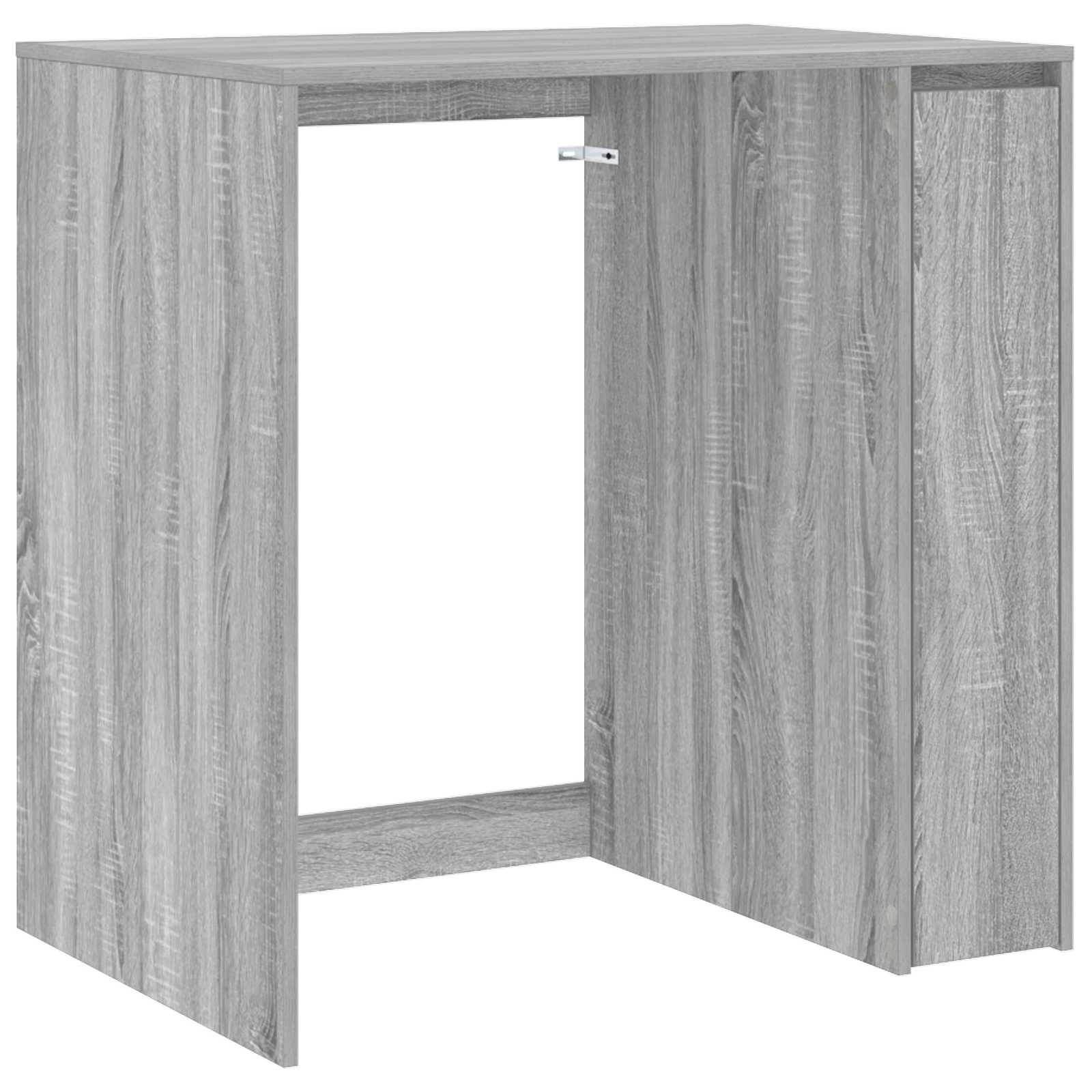 Waschmaschinen-Schrank mit Tür Graues Sonoma 87 x 60 x 89 cm