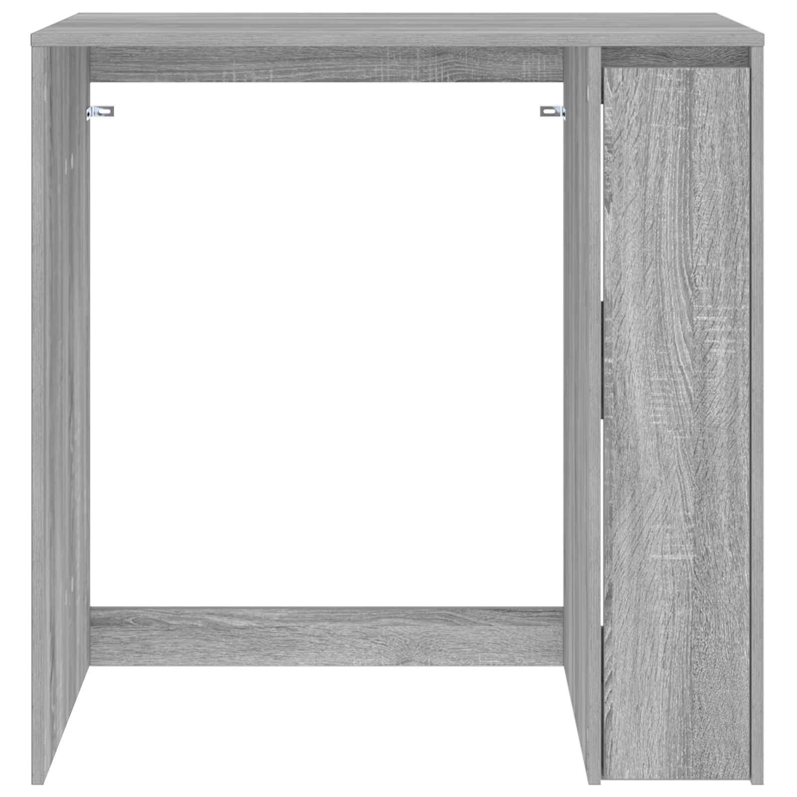 Waschmaschinen-Schrank mit Tür Graues Sonoma 87 x 60 x 89 cm
