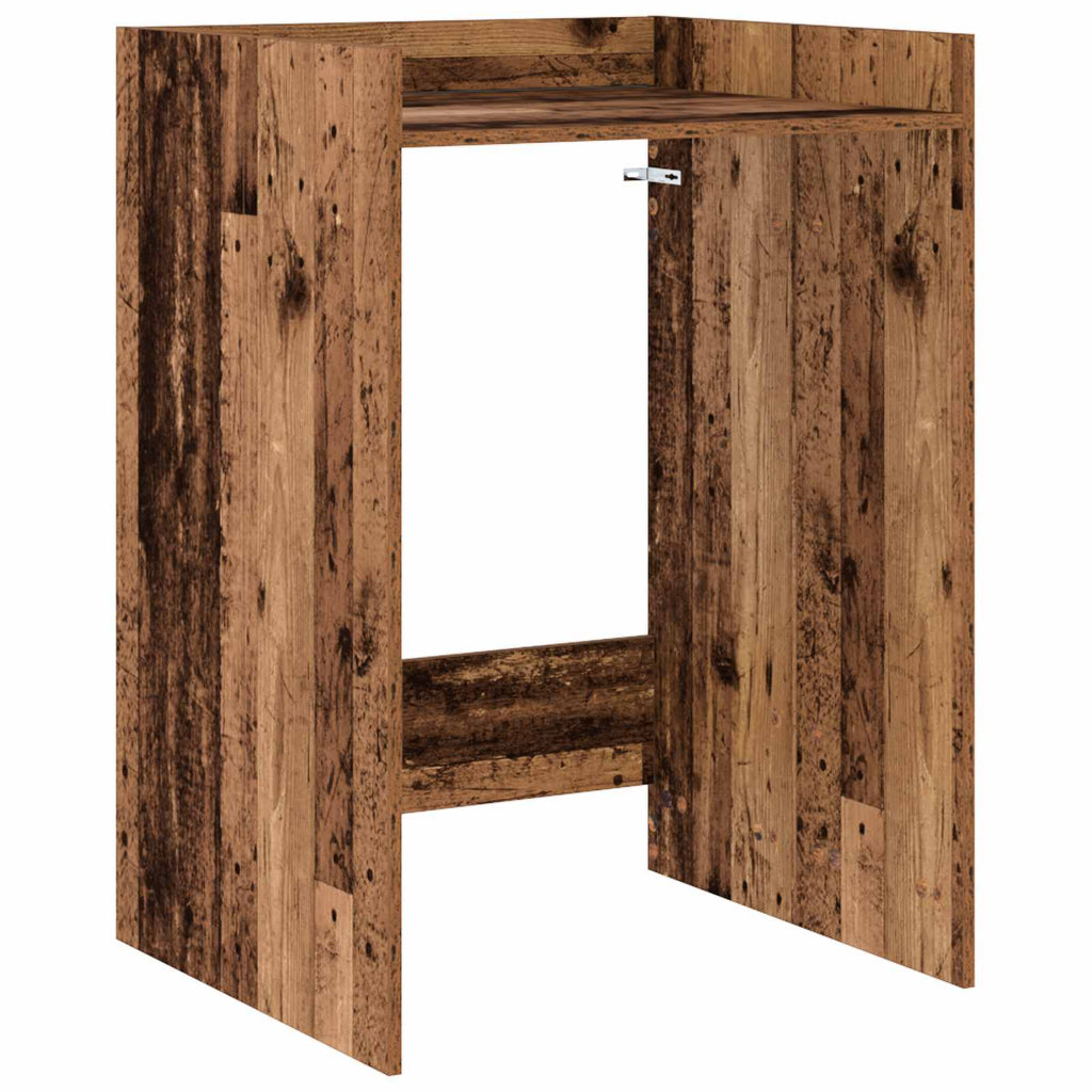 Waschmaschinen-Schrank Altholz 67,5 x 62 x 97 cm Holzwerkstoff