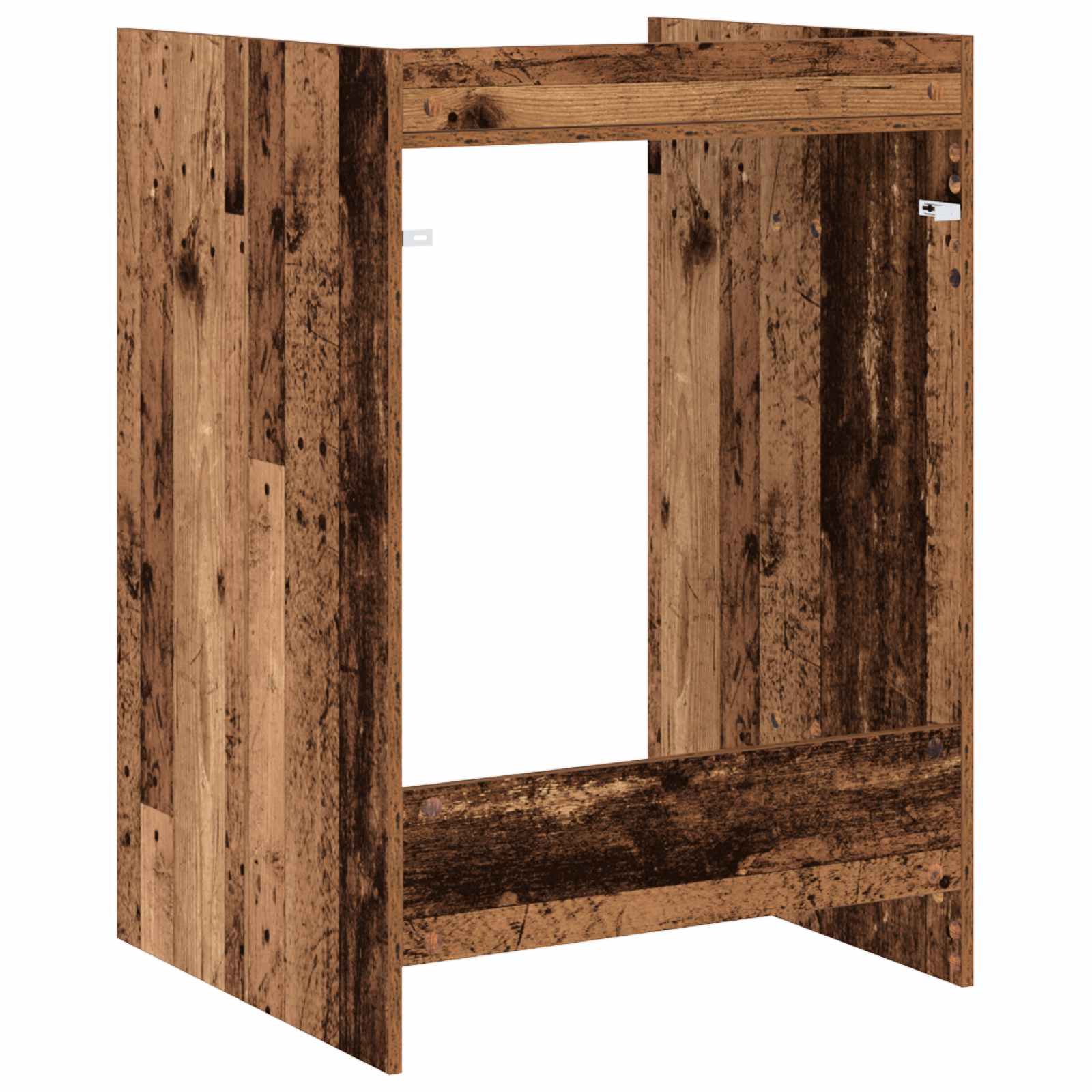 Waschmaschinen-Schrank Altholz 67,5 x 62 x 97 cm Holzwerkstoff
