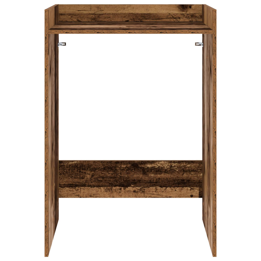 Waschmaschinen-Schrank Altholz 67,5 x 62 x 97 cm Holzwerkstoff