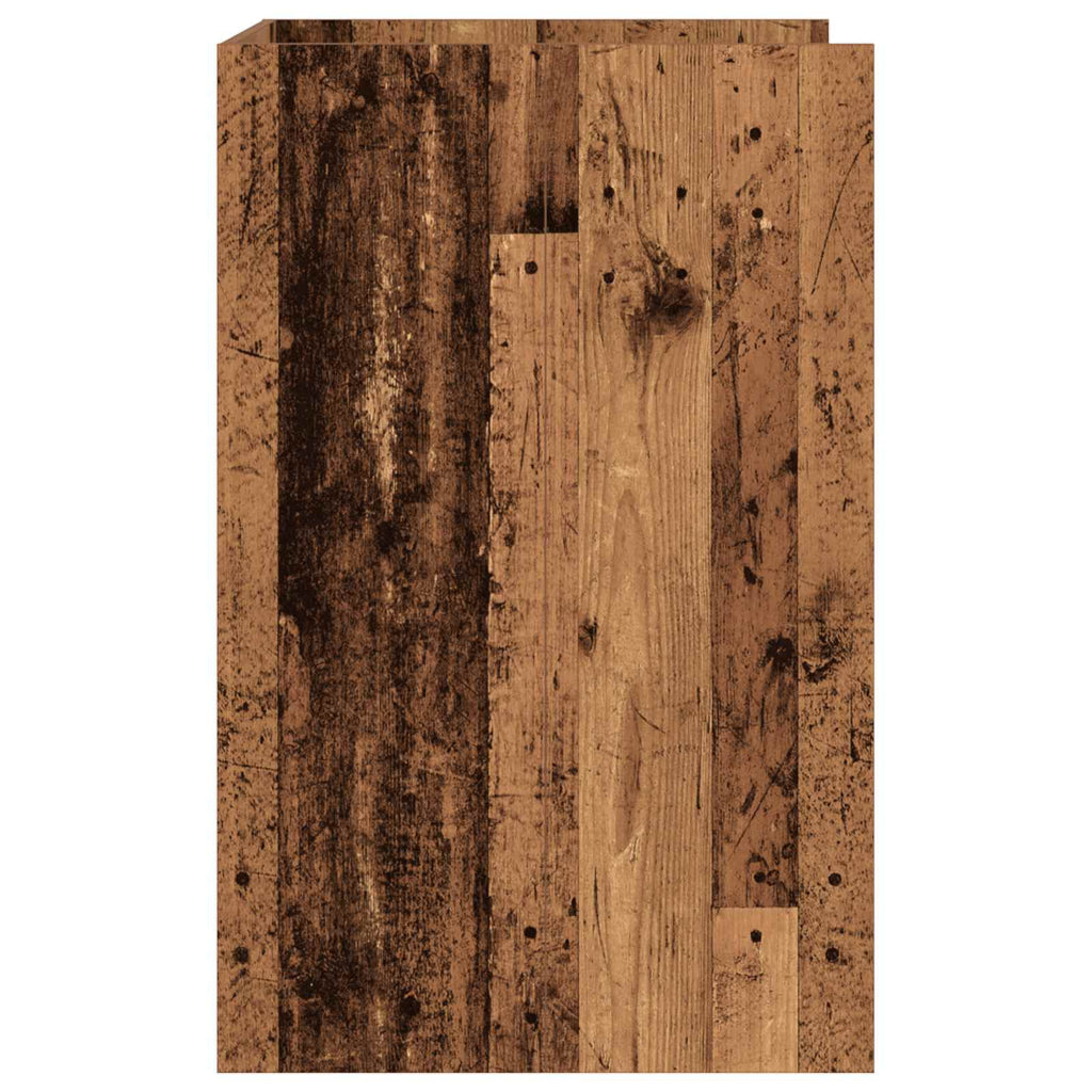 Waschmaschinen-Schrank Altholz 67,5 x 62 x 97 cm Holzwerkstoff