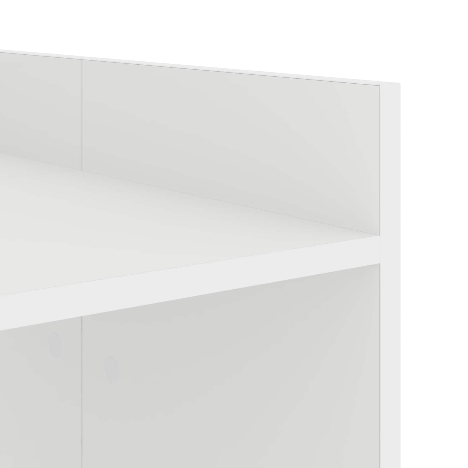 Waschmaschinen-Schrank Weiß 67,5 x 48 x 97 cm Holzwerkstoff