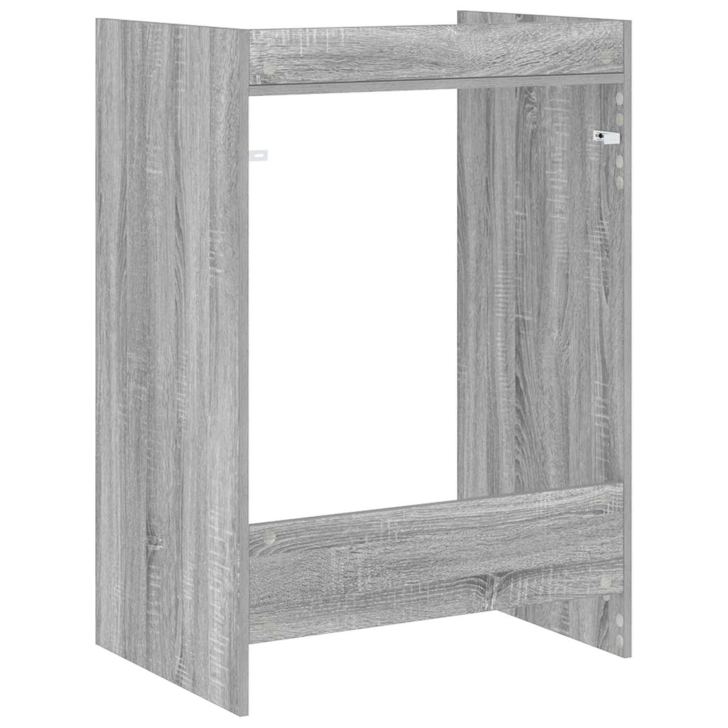 Waschmaschinen-Schrank Graues Sonoma 67,5 x 48 x 97 cm