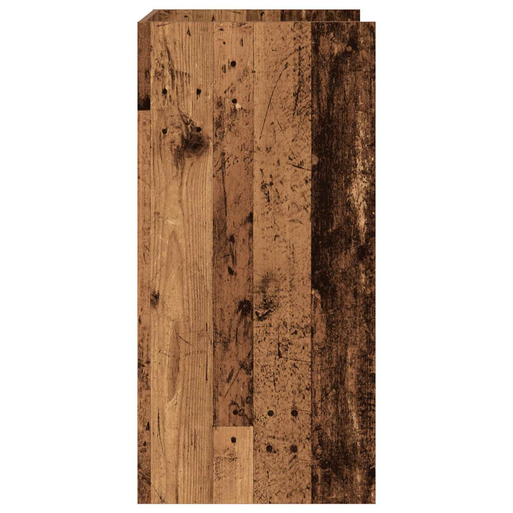Waschmaschinen-Schrank Altholz 67,5 x 48 x 97 cm Holzwerkstoff