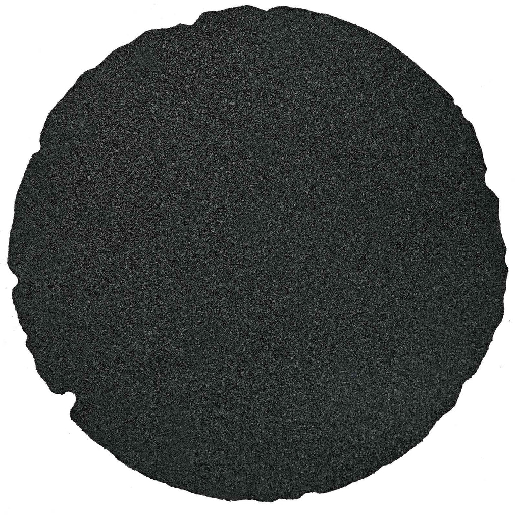 Trittsteine 6 pcs Schwarz Ø 45 x 1,8 cm Gummi