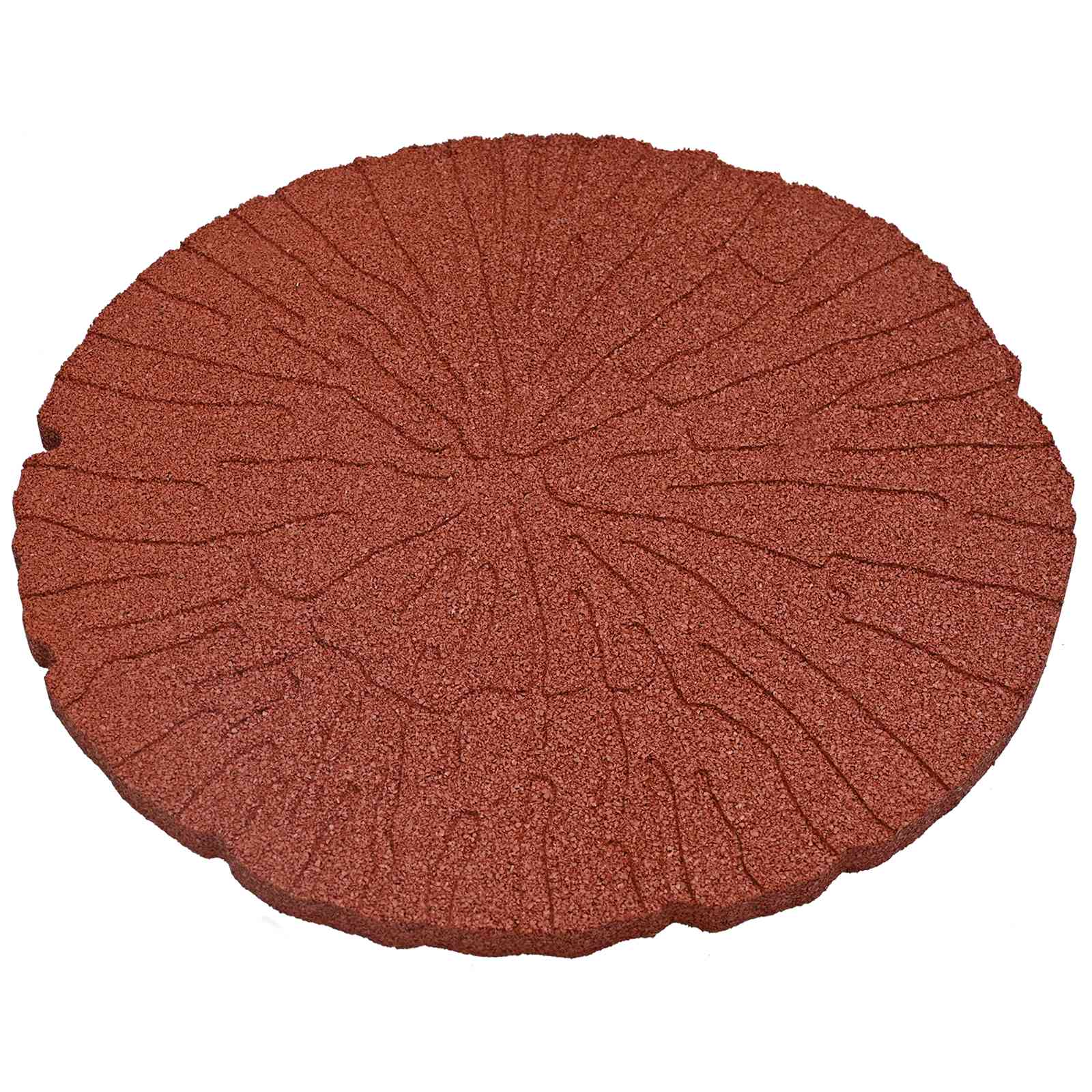 Trittsteine 6 pcs Rot Ø 45 x 1,8 cm Gummi