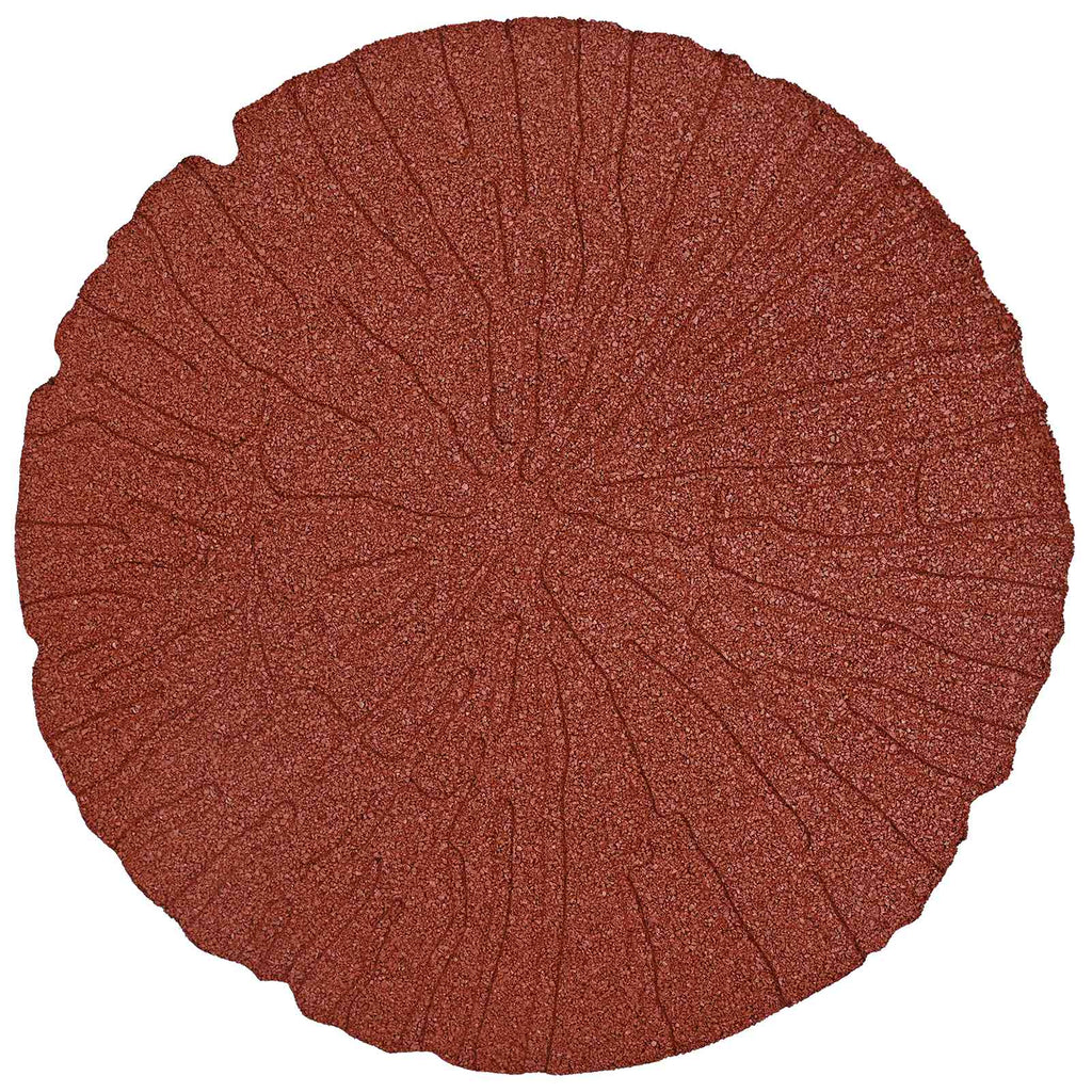 Trittsteine 6 pcs Rot Ø 45 x 1,8 cm Gummi