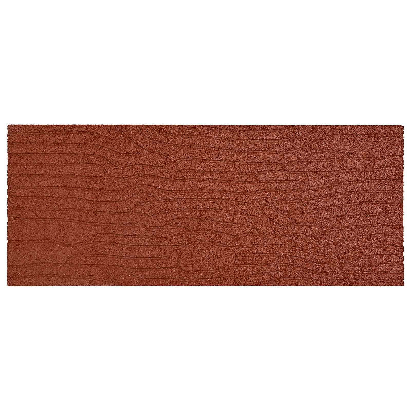 Gehwegstein 6 pcs Rot 60,5 x 25 x 2 cm Gummi